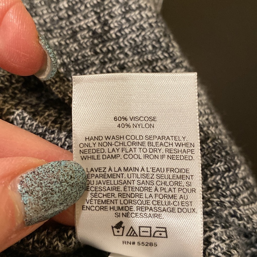 Express Sweater Gray XS - Picture 6 of 6